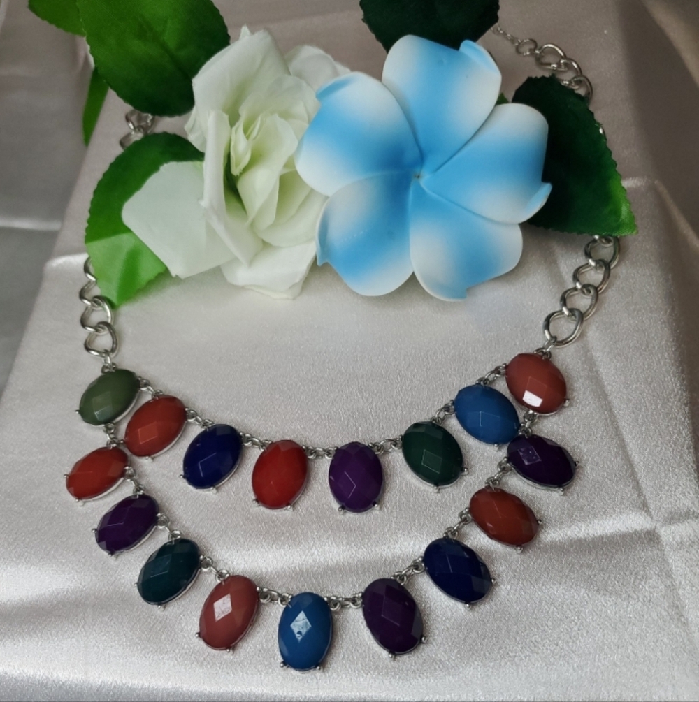 Multicolor Gemstone Necklace
